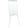 Flipchart mit abwaschbarer Oberfläche und Schnellwechselhalterung auf einem drei Fuß Gestell.