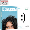 Packung mit MM BLOOM Kopierpapier Smart im DIN A3 Format auf hellblauem Hintergrund.
