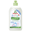Flasche mit Frosch Baby Geschirrspülmittel, pH-hautneutral, für Babyzubehör geeignet.