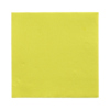 Limonengrüne Serviette ohne Randprägung aus der DAILY Collection, quadratisch und weich.