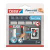 Packung mit tesa Klebepad Powerstrips Click Small zur Bilderhängung.