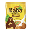 Beutel mit Kaba Getränkepulver 'Das Original Choco' sowie bearbeitete Bärenillustration.