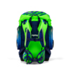 Schulranzen in grün-blau mit ergonomischem Rückensystem und verstellbaren Schultergurten.