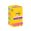 Kartonspender mit bunten Post-it Haftnotizen in verschiedenen Farben der Carnival Collection.