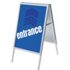 Showdown® Displays Kundenstopper DIN A1 entrance blau Produktbild pa_produktabbildung_1 S