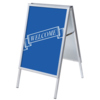 Showdown® Displays Kundenstopper DIN A1 Welcome blau Produktbild pa_produktabbildung_1 S