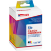 Tintenpatrone in Verpackung, kompatibel mit Canon PGI-1500XL in Schwarz, Cyan, Magenta und Gelb.