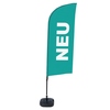 Showdown® Displays Werbesegel *NEU* türkis Produktbild pa_produktabbildung_1 S