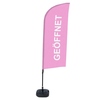Showdown® Displays Werbesegel *GEÖFFNET* rosa Produktbild pa_produktabbildung_1 S