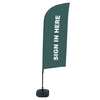 Showdown® Displays Werbesegel *SIGN IN HERE* grau Produktbild pa_produktabbildung_1 S