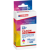 Tintenpatrone in gelber, cyan und magenta Verpackung mit kompatibler Canon CL-561XL Kennzeichnung.