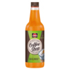 Flasche mit Sirup der Geschmacksrichtung Haselnuss für Kaffeezubereitungen.