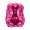 Schulranzen in Pink mit verstellbaren Tragegurten und ergonomischem Rückenbereich.