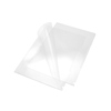 Transparente Sichthülle DIN A4 mit offener Einlage an zwei Seiten, aus 120 µm Material.