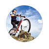 DVD-R mit bedrucktem Design eines Fahrrads vor einer Felslandschaft.