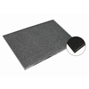 Grau-gesprenkelte Schmutzfangmatte mit rutschfester Unterseite, rechteckig und 60 x 90 cm groß.