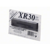 Druckerfarbband XR30 in schwarzer Kassette auf einer weißen Verpackung.
