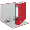 Roter Leitz Doppelordner 2 x DIN A5 quer mit zwei Mechaniken und beschriftbarem Rücken.