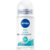 NIVEA Dry Active Deodorant Roller mit 72h Anti-Transpirant-Schutz.