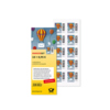 Packung mit 10 selbstklebenden Briefmarken zu je 0,95 Euro auf einer Trägerkarte.