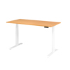 Hammerbacher Schreibtisch Basic 1.600 x 640 x 1.290 x 800 mm (B x H x T) buche weiß Produktbild pa_produktabbildung_1 S