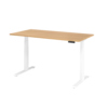 Hammerbacher Schreibtisch Basic 1.600 x 640 x 1.290 x 800 mm (B x H x T) eiche weiß Produktbild pa_produktabbildung_1 S