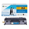 Schwarzer Toner mit Verpackung, kompatibel mit HP 05A, abgebildet mit Pinguinen im Hintergrund.