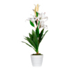 Paperflow Kunstpflanze Lilienblume 65 cm grün/weiß/gelb Produktbild pa_produktabbildung_1 S