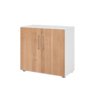 Hammerbacher Flügeltürenschrank V9 Advanced weiß nussbaum Produktbild pa_produktabbildung_1 S