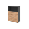 Hammerbacher Regalschrank V9 Advanced graphit nussbaum Produktbild pa_produktabbildung_1 S