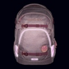 Schulrucksack MATE in der Farbe Mixed Faded Rose mit Reflektoren und verstellbaren Riemen.