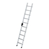 Stufen-Anlegeleiter mit 10 Stufen, stabiler Konstruktion und ergonomischem Griff.