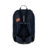 Schulrucksack in Nordic Blue mit ergonomischem Design und verstellbaren Tragegurten, Rückansicht.