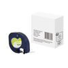 Schriftbandkassette in blau mit weißem Etikett, kompatibel mit DYMO S0721510.