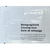 Reinigungskarte mit mehrsprachiger Beschriftung für Geldautomaten und Bankterminals.