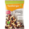 Tüte mit SEEBERGER Studentenfutter, gemischte Nüsse und Cranberries, 125 g.