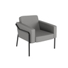 Paperflow Sessel Medso Innenbereich Klassik L 79 % PVC, 21 % PES (Kunstleder) grau Produktbild pa_produktabbildung_1 S