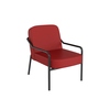 Paperflow Sessel Medso Innenbereich Rund M 79 % PVC, 21 % PES (Kunstleder) rot Produktbild pa_produktabbildung_1 S