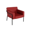 Paperflow Sessel Medso Innenbereich Modell T L 79 % PVC, 21 % PES (Kunstleder) rot Produktbild pa_produktabbildung_1 S