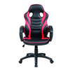 Ergonomischer Gaming-Stuhl in Schwarz und Rot mit verstellbarer Rückenlehne und Sitzfläche.