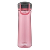 Rosa Contigo Trinkflasche Jackson 2.0 mit sicherem Deckel und Tragegriff, frontale Ansicht.