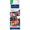 Set von sechs Goldfaber Sketch Markern in Verpackung mit Beispielgrafik und Farbswatch.