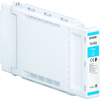 Epson Tintenpatrone T41R240 in cyan-Farbe, seitliche Ansicht mit Tankdetails.