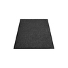 Graue Schmutzfangmatte in rechteckiger Form mit texturierter Oberfläche.