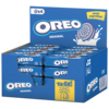 Produktverpackung von OREO Original Gebäck in einem blauen Karton, sichtbar sind mehrere Packungen.