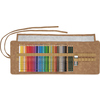 Set aus 48 Polychromos Künstlerfarbstiften in einer Rolltasche.