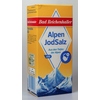 Gelbe Verpackung mit Alpenmotiv für jodiertes Siedespeisesalz.
