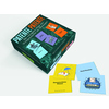 Gesellschaftsspiel "Patente Patente" in Verpackung mit Spielkarten und bunten Illustrationen.