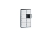 C+P Wandschließfach Intro 460 x 770 x 200 mm (B x H x T) 8 Fächer anthrazitgrau lichtgrau Produktbild pa_produktabbildung_2 S