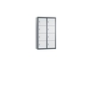 C+P Wandschließfach Intro 460 x 770 x 200 mm (B x H x T) 8 Fächer anthrazitgrau lichtgrau Produktbild pa_produktabbildung_1 S
